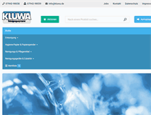 Tablet Screenshot of kluwa.de